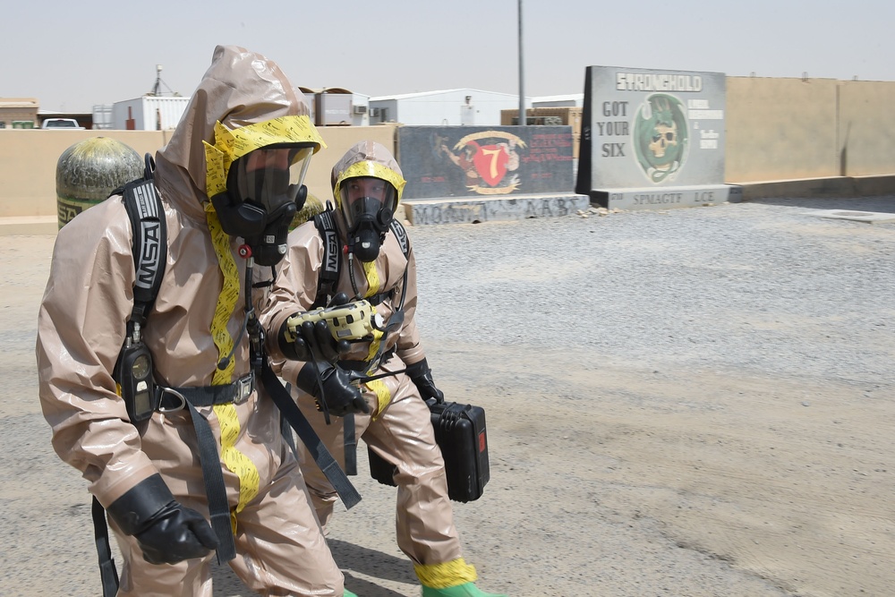 Emergency management responds to simulated chemical threat