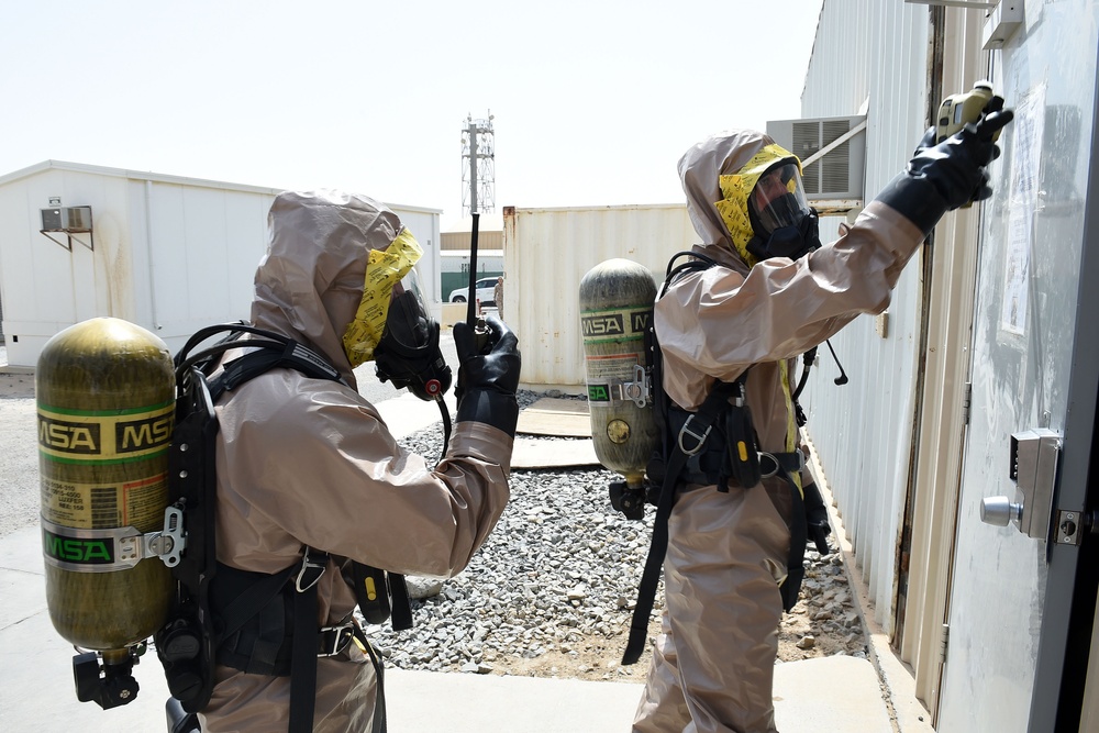 Emergency management responds to simulated chemical threat