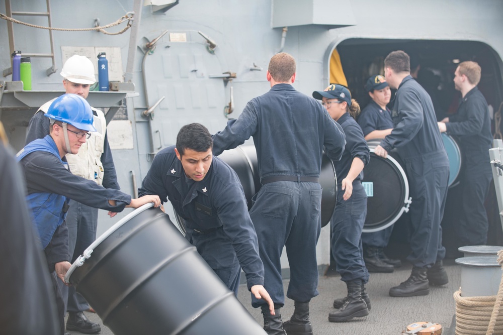 REPLENISHMENT AT SEA