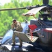 AH-64 Apache helicopter maintenance during Saber Strike 18