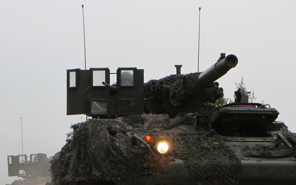 Battle Group Poland rapid response convoy launches at Saber Strike 18