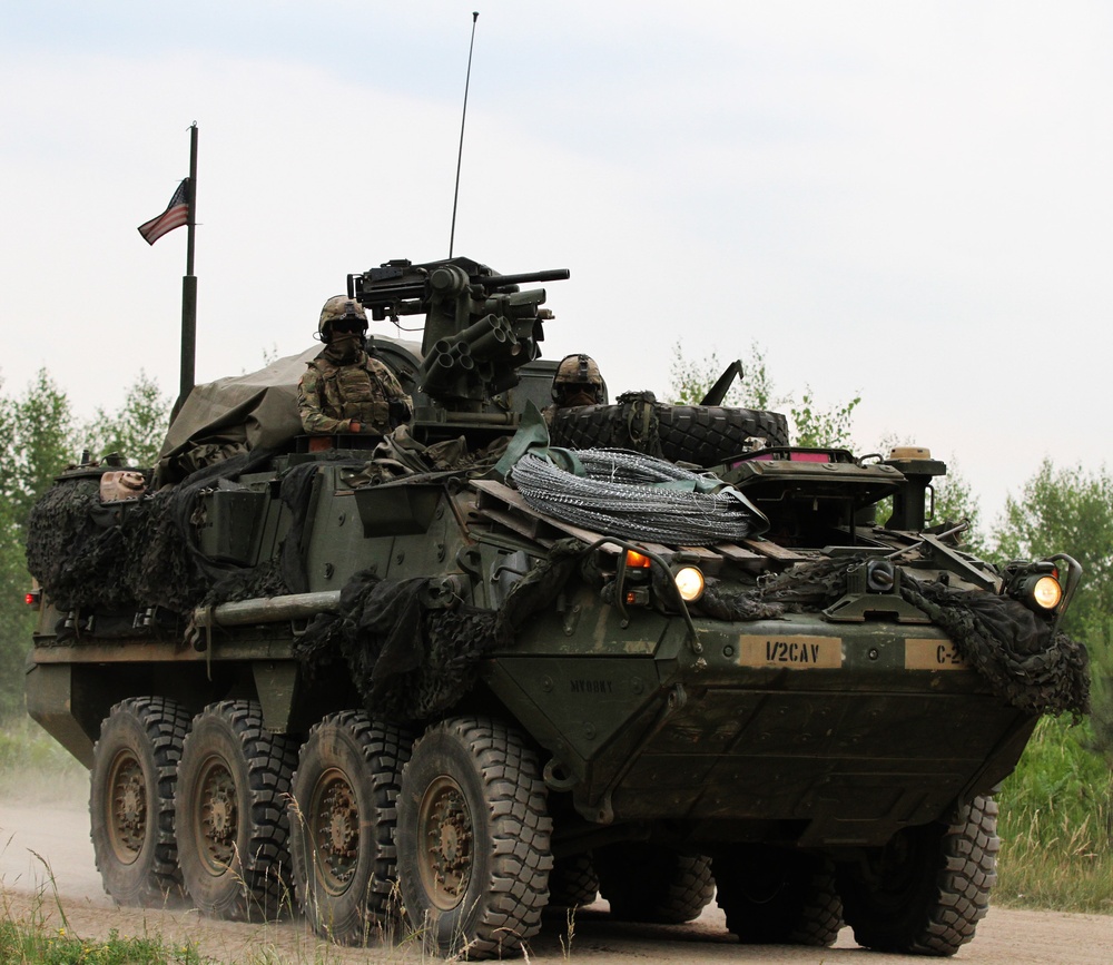 Battle Group Poland rapid response convoy launches at Saber Strike 18