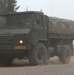 A Croatian military transport truck begins convoy operations during Bull Run 5.5,
