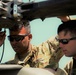 AH-64 Apache helicopter maintenance during Saber Strike 18