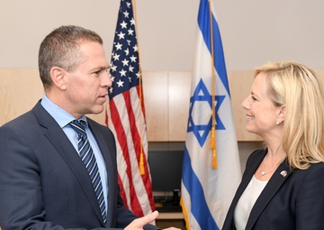 DHS Secretary Nielsen Meets Israeli Minister Erdan