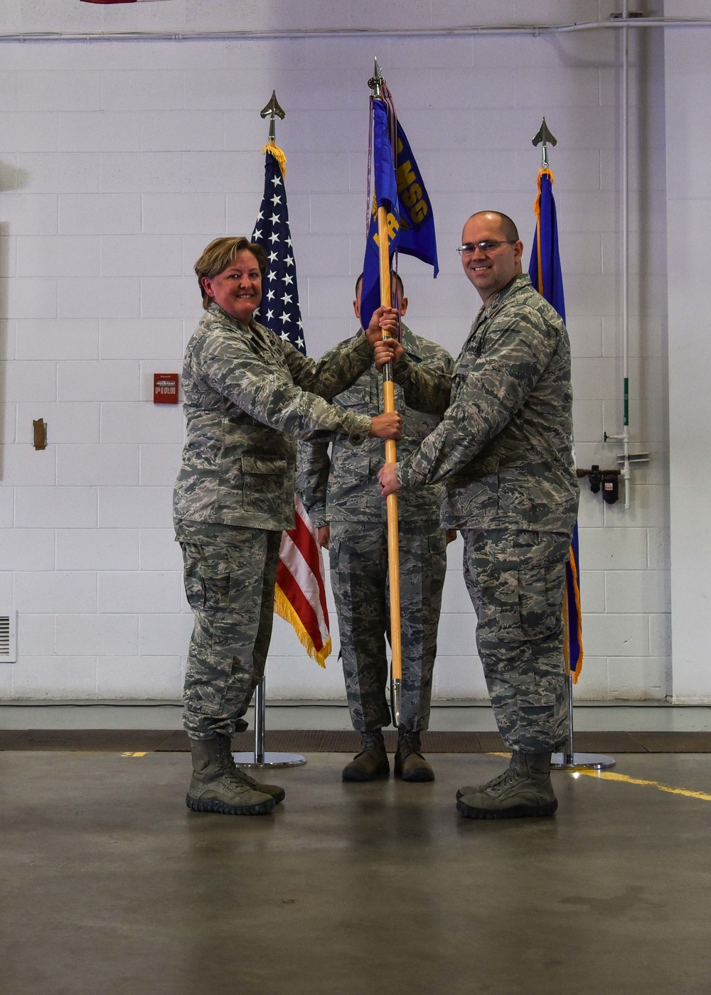 90th LRS assumption of command