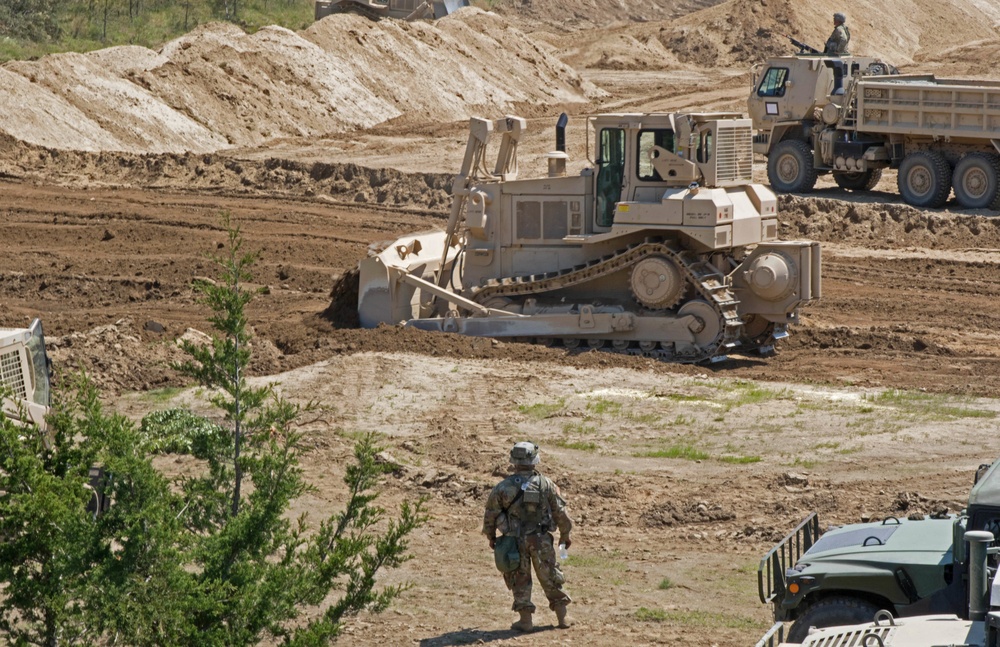 Soldiers operate variety of machines during Combined Arms Exercise