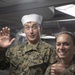 Marines and Sailors participate in karaoke and eat ice cream