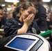 Marines and Sailors participate in karaoke and eat ice cream