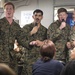 Marines and Sailors participate in karaoke and eat ice cream