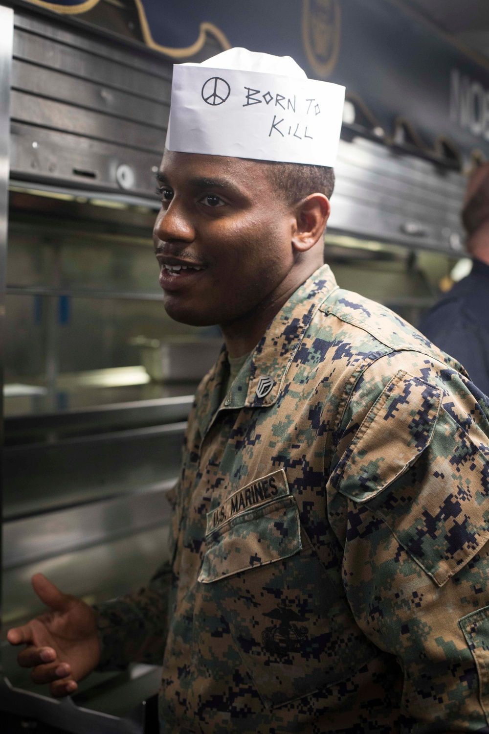 Marines and Sailors participate in karaoke and eat ice cream