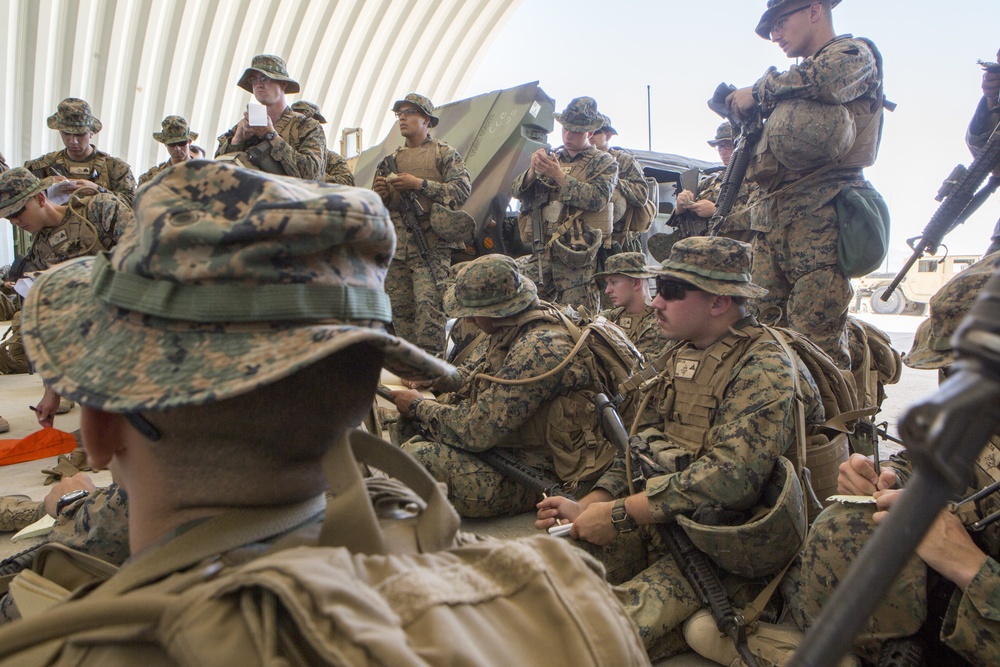 CLB-25 Marines conduct motorized operations training exercise at ITX 4-18