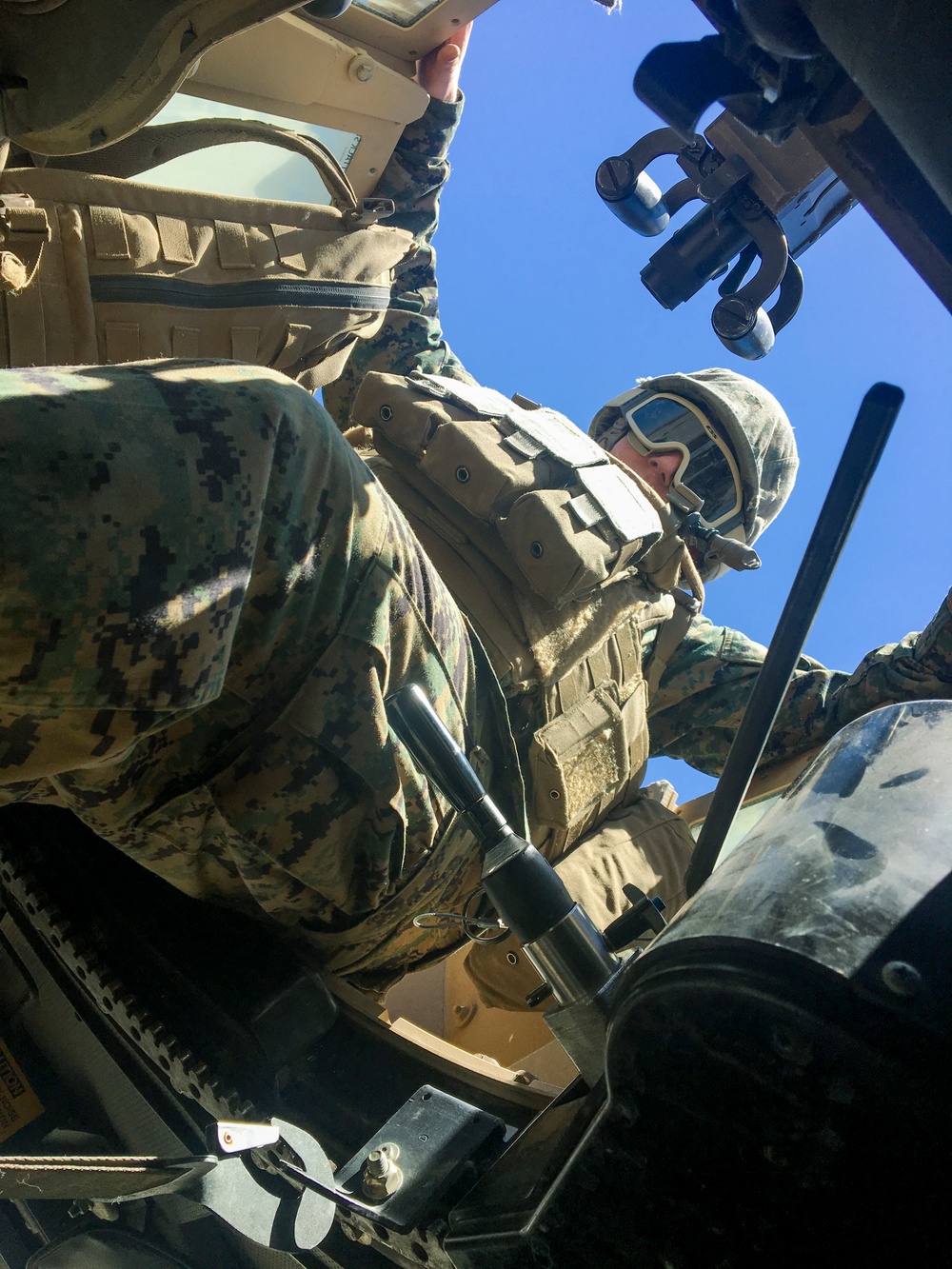 CLB-25 Marines conduct motorized operations training exercise at ITX 4-18