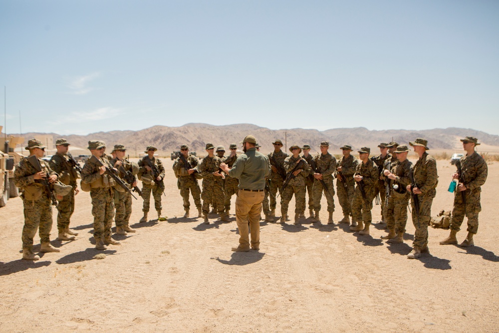 CLB-25 Marines conduct motorized operations training exercise at ITX 4-18