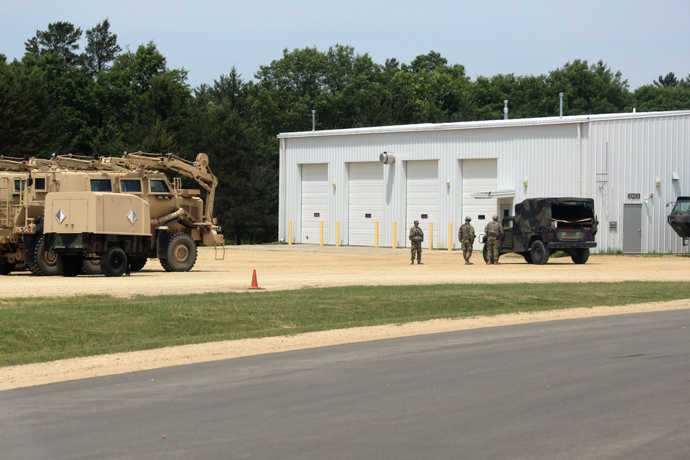 Exercise operations for CSTX 86-18-04 at Fort McCoy