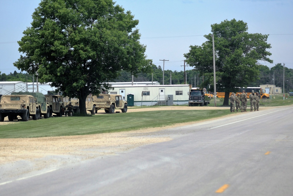 Exercise operations for CSTX 86-18-04 at Fort McCoy