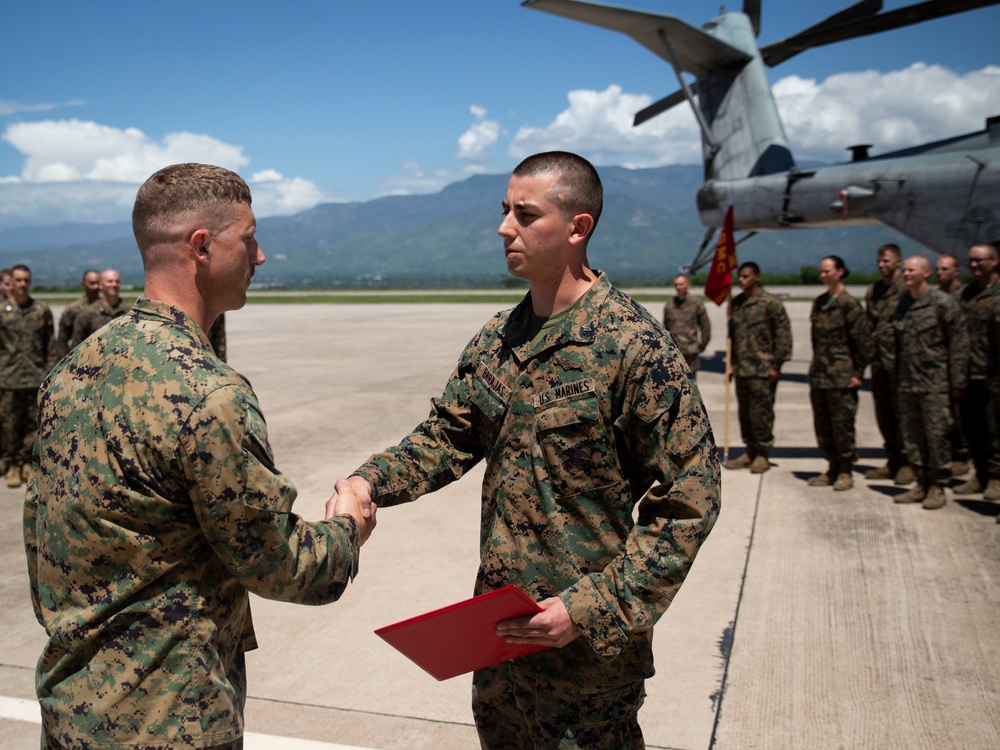 SPMAGTF-SC Marine earns aircrew wings