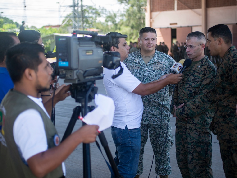 SPMAGTF-SC holds opening ceremony in Honduras