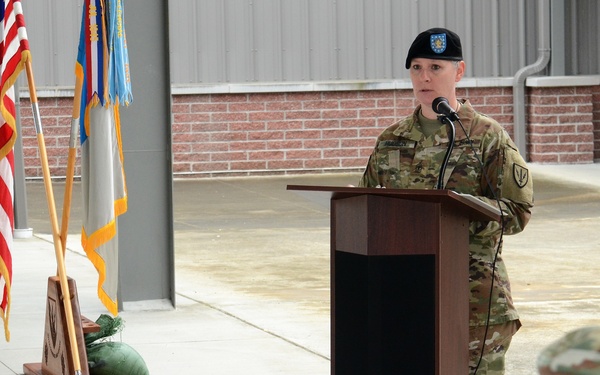 HHC 201st E-MIB Conducts Change of Responsibility