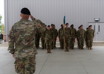 HHC 201st E-MIB Conducts Change of Responsibility