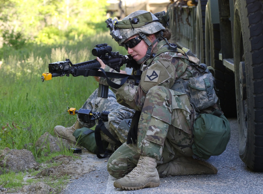 Convoy operations training at joint base cape cod