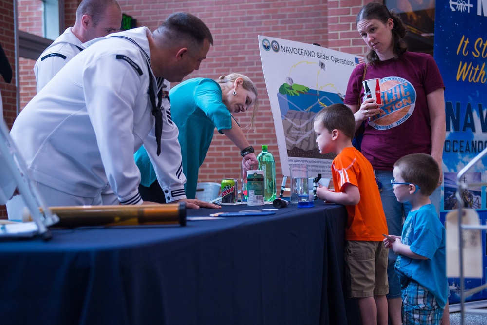 Naval Oceanography Exhibits at Chattanooga IMAX During Navy Week