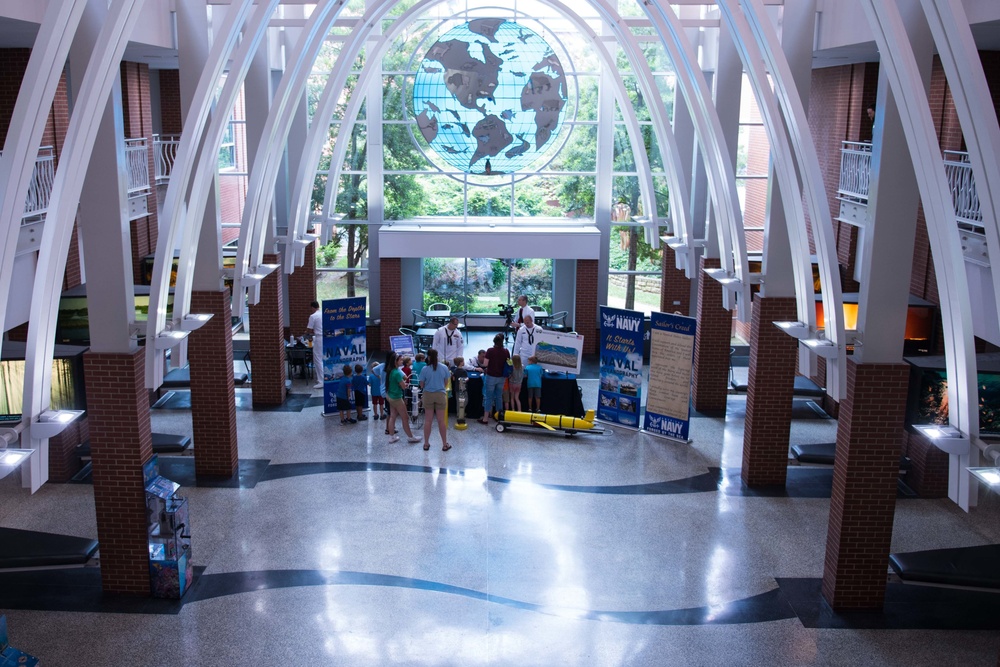 Naval Oceanography Exhibits at Chattanooga IMAX During Navy Week