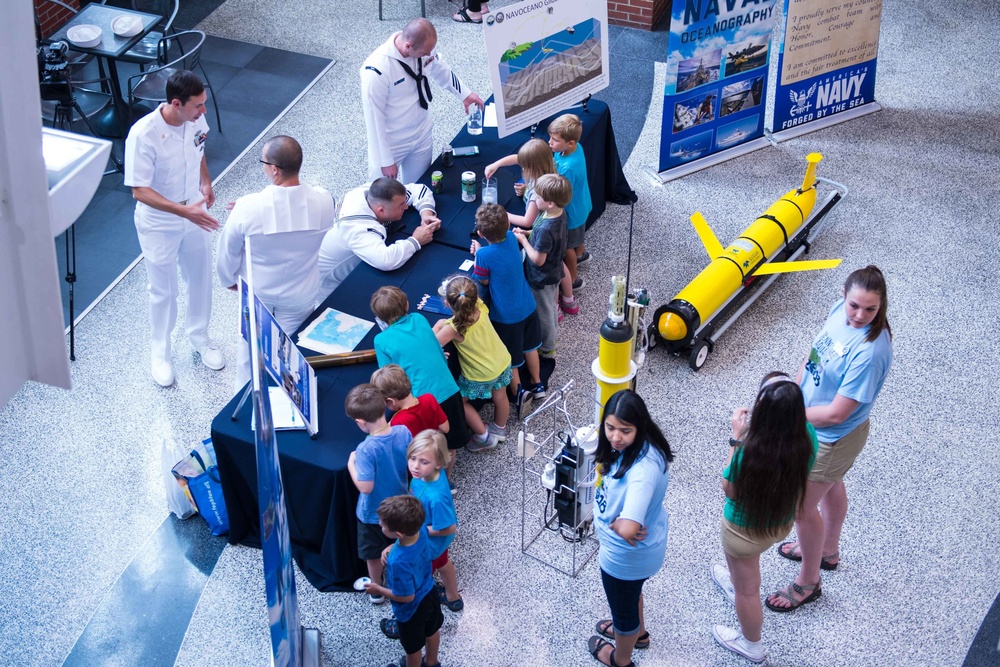 Naval Oceanography Exhibits at Chattanooga IMAX During Navy Week