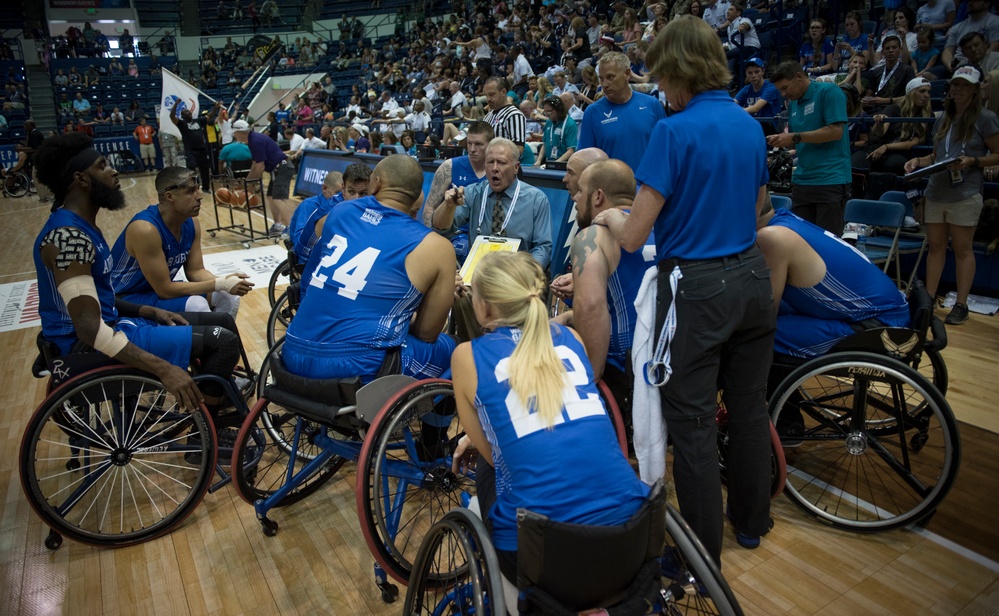 Department of Defense Warrior Games Wheelchair Basketball
