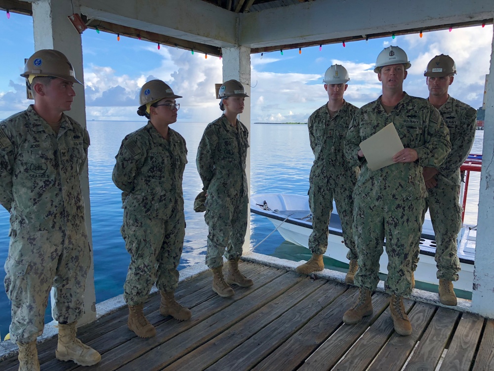 Naval Mobile Construction Battalion (NMCB) 11 Construction Civic Action Detail Federated States of Micronesia June 8th 2018