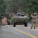 River crossing by U.S. and Polish vehicles