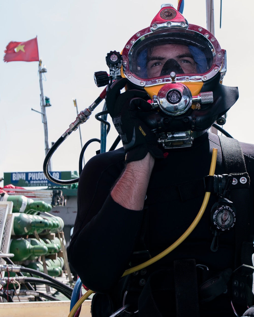 Underwater Recovery Team Searches for MIAs in Vietnam