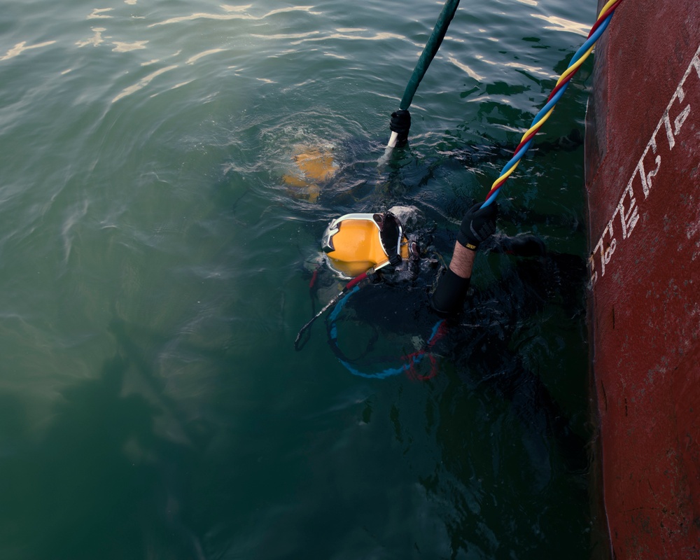 Underwater Recovery Team Searches for MIAs in Vietnam