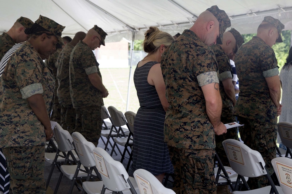 Weapons Training Battalion conducts change of command ceremony
