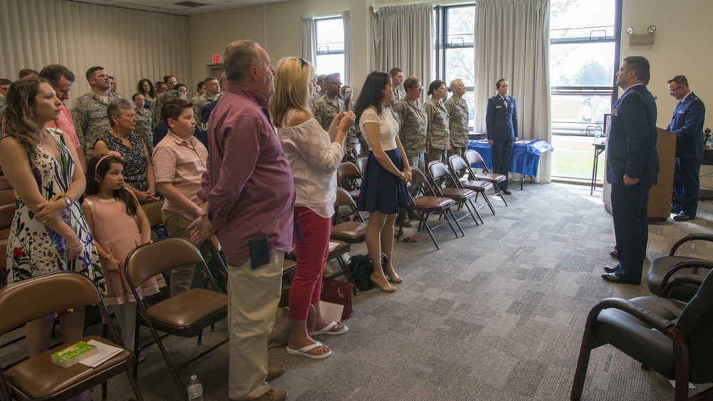 Capt. Ross Shannon retires from the Air National Guard