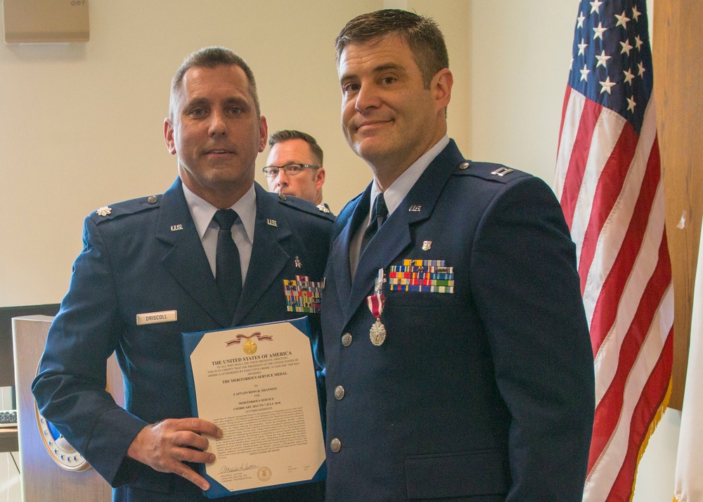 Capt. Ross Shannon retires from the Air National Guard