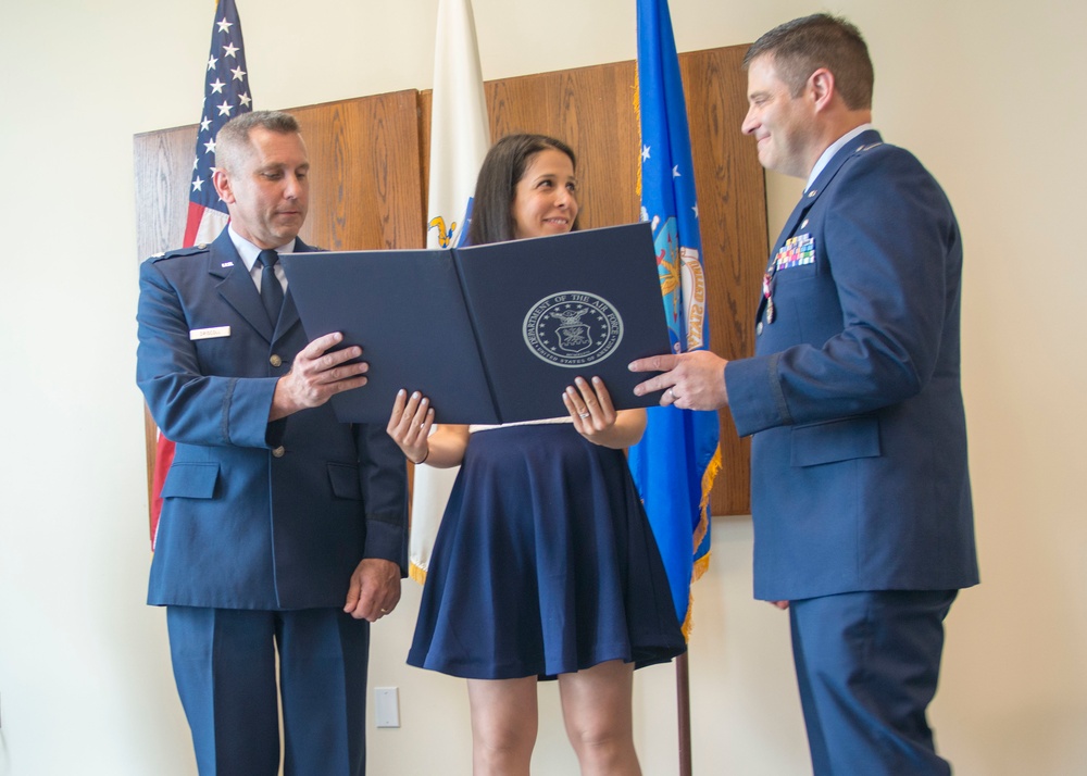 Capt. Ross Shannon retires from the Air National Guard