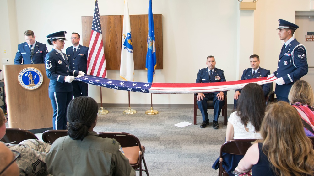 Capt. Ross Shannon retires from the Air National Guard