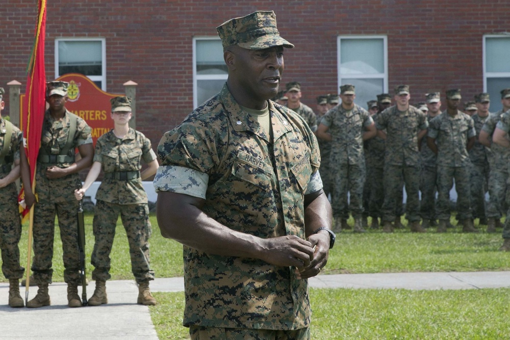 Weapons Training Battalion conducts change of command ceremony