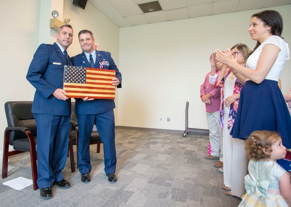 Capt. Ross Shannon retires from the Air National Guard