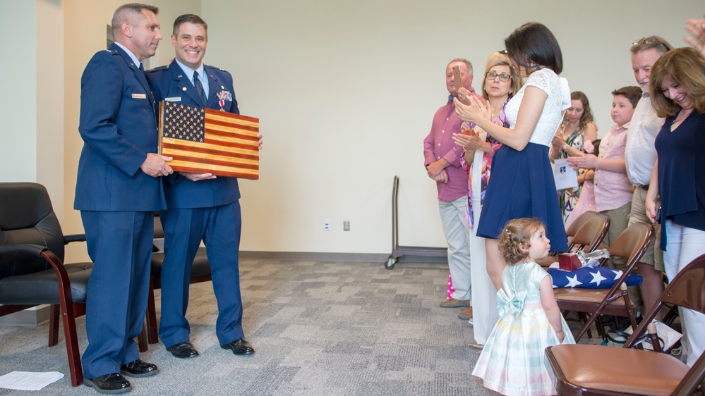 Capt. Ross Shannon retires from the Air National Guard