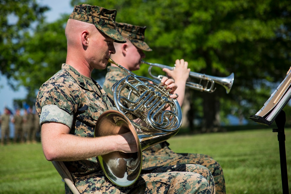 Deployment Processing Command Reserve Support Unit-East conducts change of command ceremony