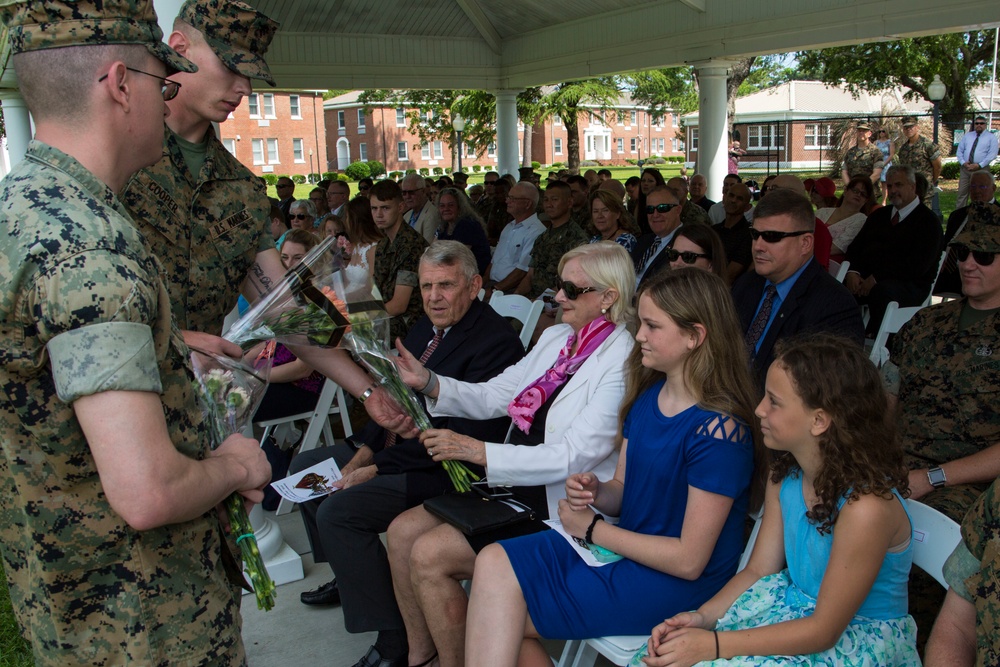 Deployment Processing Command Reserve Support Unit-East conducts change of command ceremony