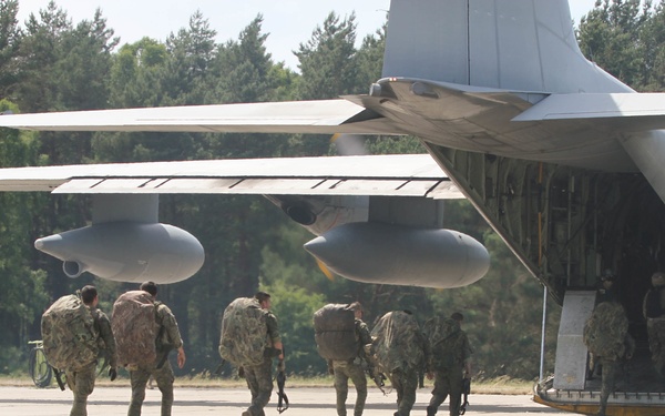 Aircraft land at Miroslawiec