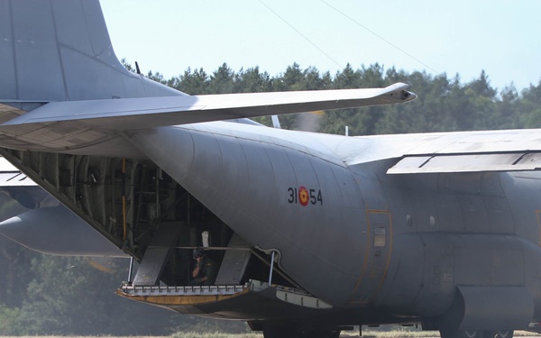 Aircraft land at Miroslawiec