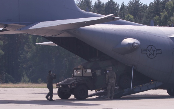 Aircraft land at Miroslawiec