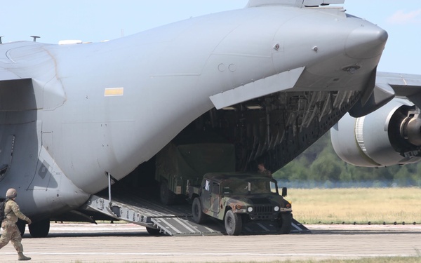 Aircraft land at Miroslawiec