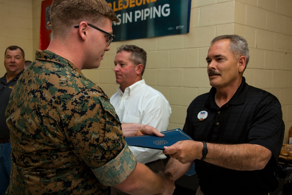 Veterans In Piping Graduation Ceremony