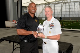 CMDCM Donald Henderson with Donovin Darius