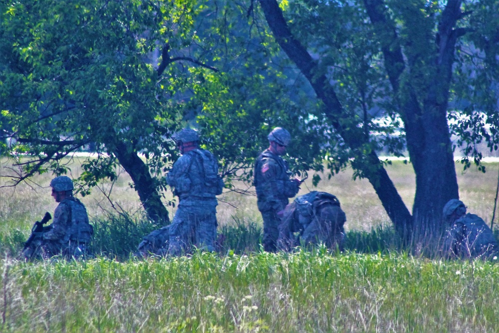 Operations for Combat Support Training Exercise 86-18-04 at Fort McCoy